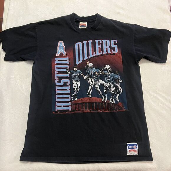 Other - Vintage 90s Houston Oilers XL Victory In‎ The Astrodome Nutmeg T-Shirt Made USA